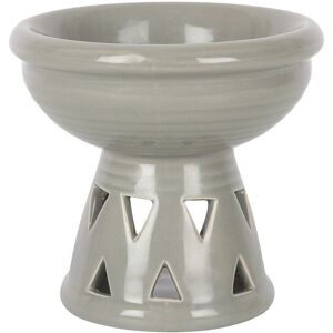 Something Different Ceramic Deep Bowl Oil Burner in Grey Grey Something Different Ceramic Deep Bowl Oil Burner in Grey Grey