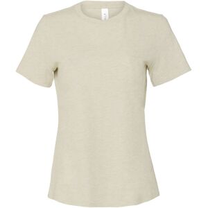 Bella + Canvas Women's Heather Jersey Relaxed Fit T-Shirt in Natural Size: Large Natural L Bella + Canvas Women's Heather Jersey Relaxed Fit T-Shirt in Natural Size: Large Natural L