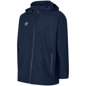 Umbro Childrens Unisex Waterproof Jacket - Kids Club Essential Dark Navy Umbro Childrens Unisex Waterproof Jacket - Kids Club Essential Dark Navy