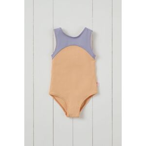 Grass & Air Girl's Ribbed Kids Swimsuit in Peach Size: 3-4 Years Peach 3-4 Years Grass & Air Girl's Ribbed Kids Swimsuit in Peach Size: 3-4 Years Peach 3-4 Years