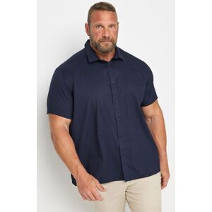 BadRhino Men's Short Sleeve Shirt in Dark Blue Size: 7-8XL Dark Blue 7-8XL BadRhino Men's Short Sleeve Shirt in Dark Blue Size: 7-8XL Dark Blue 7-8XL