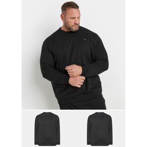 BadRhino Men's 2 Pack Core Sweatshirts in Black Size: 3XL Black 3XL BadRhino Men's 2 Pack Core Sweatshirts in Black Size: 3XL Black 3XL
