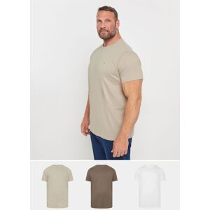 BadRhino Men's 3 Pack Core T-Shirts in White Size: 4XL White 4XL BadRhino Men's 3 Pack Core T-Shirts in White Size: 4XL White 4XL