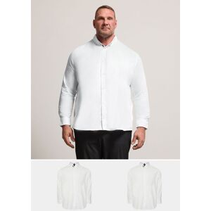 BadRhino Men's 2 Pack Poplin Long Sleeve Shirts in White Size: 2XL White 2XL BadRhino Men's 2 Pack Poplin Long Sleeve Shirts in White Size: 2XL White 2XL