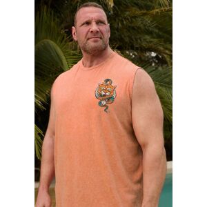 BadRhino Men's Acid Wash Tiger Vest in Orange Size: 2XL Orange 2XL BadRhino Men's Acid Wash Tiger Vest in Orange Size: 2XL Orange 2XL