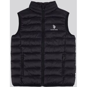 U.S. POLO ASSN. Boy's Bound Quilted Gilet in Black Size: 9-10 Years Black 9-10 Years U.S. POLO ASSN. Boy's Bound Quilted Gilet in Black Size: 9-10 Years Black 9-10 Years