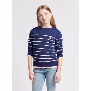 U.S. POLO ASSN. Women's Stripe Crew Jumper in Dark Blue Size: 14-15 Years Dark Blue 14-15 Years U.S. POLO ASSN. Women's Stripe Crew Jumper in Dark Blue Size: 14-15 Years Dark Blue 14-15 Years