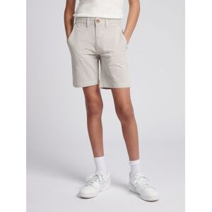 U.S. POLO ASSN. Men's Seersucker Chino Short in Light Grey Size: 14-15 Years Light Grey 14-15 Years U.S. POLO ASSN. Men's Seersucker Chino Short in Light Grey Size: 14-15 Years Light Grey 14-15 Years