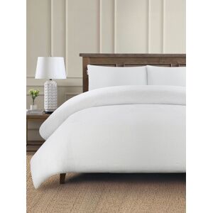 U.S. POLO ASSN. Pure Cotton Classic Seersucker Duvet Set in White Size: Double White Double U.S. POLO ASSN. Pure Cotton Classic Seersucker Duvet Set in White Size: Double White Double