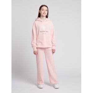 U.S. POLO ASSN. Girl's Brushed Back Hoodie & Jogger Set in Pale Pink Size: 10-11 Years Pale Pink 10-11 Years U.S. POLO ASSN. Girl's Brushed Back Hoodie & Jogger Set in Pale Pink Size: 10-11 Years Pale Pink 10-11 Years