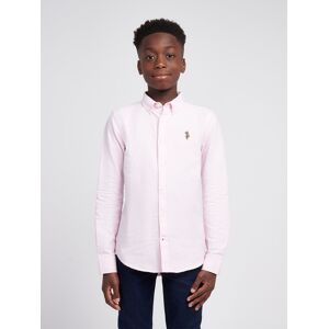 U.S. POLO ASSN. Men's Oxford Shirt in Pale Pink Size: 14-15 Years Pale Pink 14-15 Years U.S. POLO ASSN. Men's Oxford Shirt in Pale Pink Size: 14-15 Years Pale Pink 14-15 Years