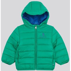 U.S. POLO ASSN. Boy's Hooded Quilted Jacket with Peak in Jade Size: 0-18 m Jade 0-18 m U.S. POLO ASSN. Boy's Hooded Quilted Jacket with Peak in Jade Size: 0-18 m Jade 0-18 m
