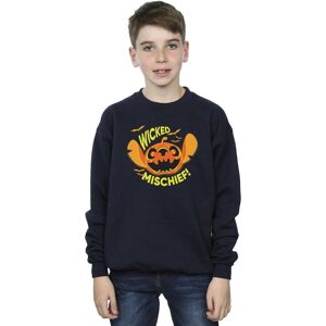 Disney Boy's Lilo & Stitch Wicked Mischief Sweatshirt in Navy Size: 7-8 Years Navy 7-8 Years Disney Boy's Lilo & Stitch Wicked Mischief Sweatshirt in Navy Size: 7-8 Years Navy 7-8 Years
