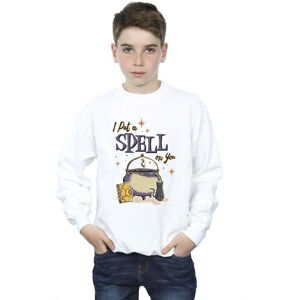 Disney Boy's Hocus Pocus Spell On You Sweatshirt in White Size: 7-8 Years White 7-8 Years Disney Boy's Hocus Pocus Spell On You Sweatshirt in White Size: 7-8 Years White 7-8 Years