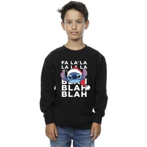 Disney 12-13 Years Black Lilo And Stitch Christmas Sweatshirt Disney 12-13 Years Black Lilo And Stitch Christmas Sweatshirt