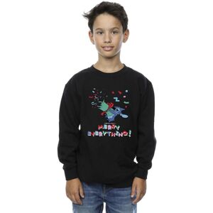 Disney Boy's Lilo & Stitch Merry Everything Sweatshirt in Black Size: 7-8 Years Black 7-8 Years Disney Boy's Lilo & Stitch Merry Everything Sweatshirt in Black Size: 7-8 Years Black 7-8 Years