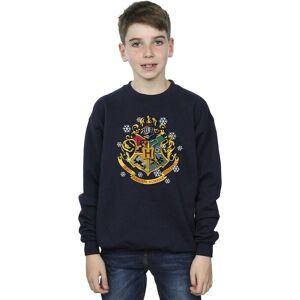 Harry Potter Boy's Christmas Crest Sweatshirt in Navy Size: 7-8 Years Navy 7-8 Years Harry Potter Boy's Christmas Crest Sweatshirt in Navy Size: 7-8 Years Navy 7-8 Years