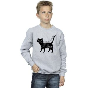Disney Boy's Hocus Pocus A Cat Person Sweatshirt in Grey Size: 3-4 Years Grey 3-4 Years Disney Boy's Hocus Pocus A Cat Person Sweatshirt in Grey Size: 3-4 Years Grey 3-4 Years