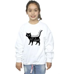 Disney Girl's Hocus Pocus A Cat Person Sweatshirt in White Size: 5-6 Years White 5-6 Years Disney Girl's Hocus Pocus A Cat Person Sweatshirt in White Size: 5-6 Years White 5-6 Years