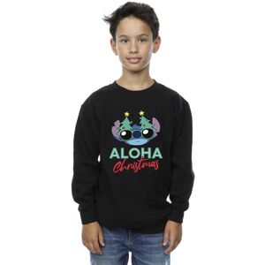 Disney Boy's Lilo & Stitch Christmas Tree Shades Sweatshirt in Black Size: 9 Years Black 9 Years Disney Boy's Lilo & Stitch Christmas Tree Shades Sweatshirt in Black Size: 9 Years Black 9 Years