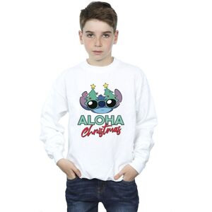 Disney Boy's Lilo & Stitch Christmas Tree Shades Sweatshirt in White Size: 12-13 Years White 12-13 Years Disney Boy's Lilo & Stitch Christmas Tree Shades Sweatshirt in White Size: 12-13 Years White 12-13 Years