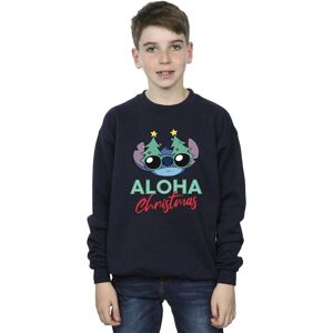 Disney Boy's Lilo & Stitch Christmas Tree Shades Sweatshirt in Navy Size: 3-4 Years Navy 3-4 Years Disney Boy's Lilo & Stitch Christmas Tree Shades Sweatshirt in Navy Size: 3-4 Years Navy 3-4 Years