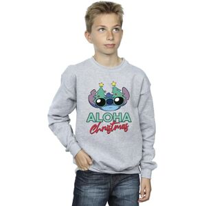 Disney Boy's Lilo & Stitch Christmas Tree Shades Sweatshirt in Grey Size: 7-8 Years Grey 7-8 Years Disney Boy's Lilo & Stitch Christmas Tree Shades Sweatshirt in Grey Size: 7-8 Years Grey 7-8 Years