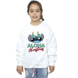 Disney Girl's Lilo & Stitch Christmas Tree Shades Sweatshirt in White Size: 5-6 Years White 5-6 Years Disney Girl's Lilo & Stitch Christmas Tree Shades Sweatshirt in White Size: 5-6 Years White 5-6 Years