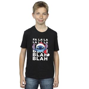 Disney Boy's Lilo & Stitch Christmas Blah Blah Blah T-Shirt in Black Size: 9 Years Black 9 Years Disney Boy's Lilo & Stitch Christmas Blah Blah Blah T-Shirt in Black Size: 9 Years Black 9 Years