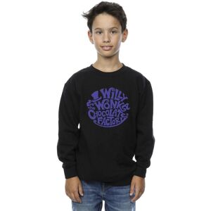 Willy Wonka & The Chocolate Factory Black Sweatshirt - Sweater Willy Wonka & The Chocolate Factory Black Sweatshirt - Sweater