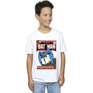DC Comics Boy's Running Batman Cover T-Shirt in White Size: 7-8 Years White 7-8 Years DC Comics Boy's Running Batman Cover T-Shirt in White Size: 7-8 Years White 7-8 Years