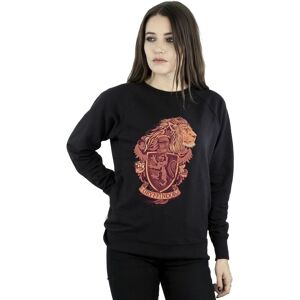 Harry Potter Women's Gryffindor Sketch Crest Sweatshirt in Black Size: 2XL Black 2XL Harry Potter Women's Gryffindor Sketch Crest Sweatshirt in Black Size: 2XL Black 2XL