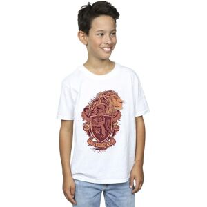 Harry Potter Boy's Gryffindor Sketch Crest T-Shirt in White Size: 3-4 Years White 3-4 Years Harry Potter Boy's Gryffindor Sketch Crest T-Shirt in White Size: 3-4 Years White 3-4 Years