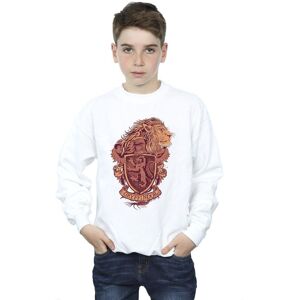 Harry Potter Boy's Gryffindor Sketch Crest Sweatshirt in White Size: 7-8 Years White 7-8 Years Harry Potter Boy's Gryffindor Sketch Crest Sweatshirt in White Size: 7-8 Years White 7-8 Years