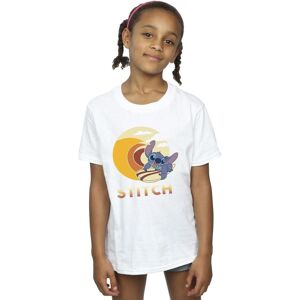 Disney Girl's Lilo & Stitch Summer Waves Cotton T-Shirt in White Size: 12-13 Years White 12-13 Years Disney Girl's Lilo & Stitch Summer Waves Cotton T-Shirt in White Size: 12-13 Years White 12-13 Years