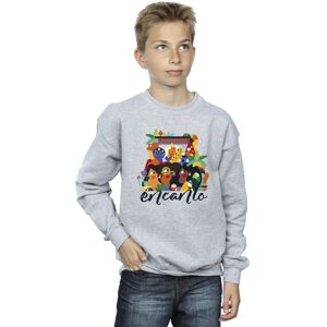 Disney Boy's Encanto Sisters Sweatshirt in Grey Size: 7-8 Years Grey 7-8 Years Disney Boy's Encanto Sisters Sweatshirt in Grey Size: 7-8 Years Grey 7-8 Years