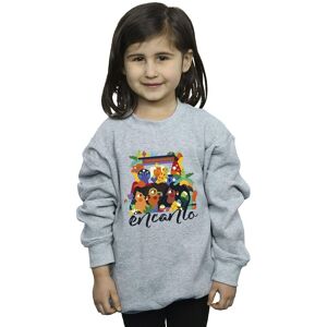 Disney Girl's Encanto Sisters Sweatshirt in Grey Size: 5-6 Years Grey 5-6 Years Disney Girl's Encanto Sisters Sweatshirt in Grey Size: 5-6 Years Grey 5-6 Years