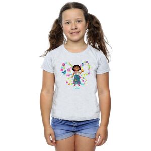 Disney Girl's Encanto Mirabel Butterfly Cotton T-Shirt in Grey Size: 12-13 Years Grey 12-13 Years Disney Girl's Encanto Mirabel Butterfly Cotton T-Shirt in Grey Size: 12-13 Years Grey 12-13 Years