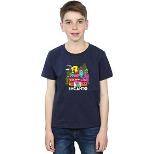 Disney Boy's Encanto Many Houses T-Shirt in Navy Size: 3-4 Years Navy 3-4 Years Disney Boy's Encanto Many Houses T-Shirt in Navy Size: 3-4 Years Navy 3-4 Years