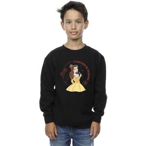 Disney Boy's Beauty & The Beast I´d Rather Be Reading Sweatshirt in Black Size: 7-8 Years Black 7-8 Years Disney Boy's Beauty & The Beast I´d Rather Be Reading Sweatshirt in Black Size: 7-8 Years Black 7-8 Years