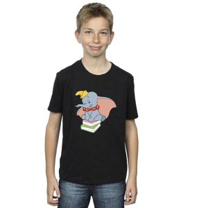 Disney Boy's Dumbo Sitting On Books T-Shirt in Black Size: 3-4 Years Black 3-4 Years Disney Boy's Dumbo Sitting On Books T-Shirt in Black Size: 3-4 Years Black 3-4 Years