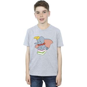 Disney Boy's Dumbo Sitting On Books T-Shirt in Grey Size: 9 Years Grey 9 Years Disney Boy's Dumbo Sitting On Books T-Shirt in Grey Size: 9 Years Grey 9 Years