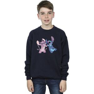 Disney Boy's Lilo & Stitch Kisses Sweatshirt in Navy Size: 7-8 Years Navy 7-8 Years Disney Boy's Lilo & Stitch Kisses Sweatshirt in Navy Size: 7-8 Years Navy 7-8 Years