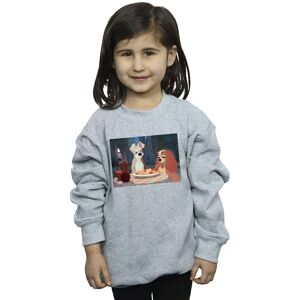 Disney Girl's Lady & The Tramp Spaghetti Photo Sweatshirt in Grey Size: 3-4 Years Grey 3-4 Years Disney Girl's Lady & The Tramp Spaghetti Photo Sweatshirt in Grey Size: 3-4 Years Grey 3-4 Years