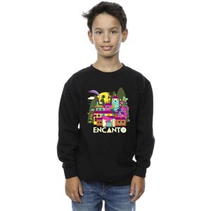 Disney Boy's Encanto Many Houses Sweatshirt in Black Size: 7-8 Years Black 7-8 Years Disney Boy's Encanto Many Houses Sweatshirt in Black Size: 7-8 Years Black 7-8 Years