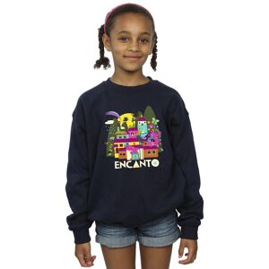Disney Girl's Encanto Many Houses Sweatshirt in Navy Size: 7-8 Years Navy 7-8 Years Disney Girl's Encanto Many Houses Sweatshirt in Navy Size: 7-8 Years Navy 7-8 Years