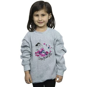Disney Girl's Encanto Mirabel Flower Sweatshirt in Grey Size: 5-6 Years Grey 5-6 Years Disney Girl's Encanto Mirabel Flower Sweatshirt in Grey Size: 5-6 Years Grey 5-6 Years