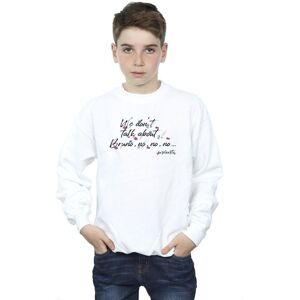 Disney Boy's Encanto We Dont Talk About Bruno No No Sweatshirt in White Size: 9 Years White 9 Years Disney Boy's Encanto We Dont Talk About Bruno No No Sweatshirt in White Size: 9 Years White 9 Years