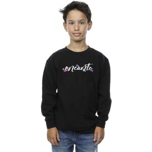 Disney Boy's Encanto Logo Sweatshirt in Black Size: 3-4 Years Black 3-4 Years Disney Boy's Encanto Logo Sweatshirt in Black Size: 3-4 Years Black 3-4 Years