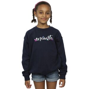 Disney Girl's Encanto Logo Sweatshirt in Navy Size: 3-4 Years Navy 3-4 Years Disney Girl's Encanto Logo Sweatshirt in Navy Size: 3-4 Years Navy 3-4 Years